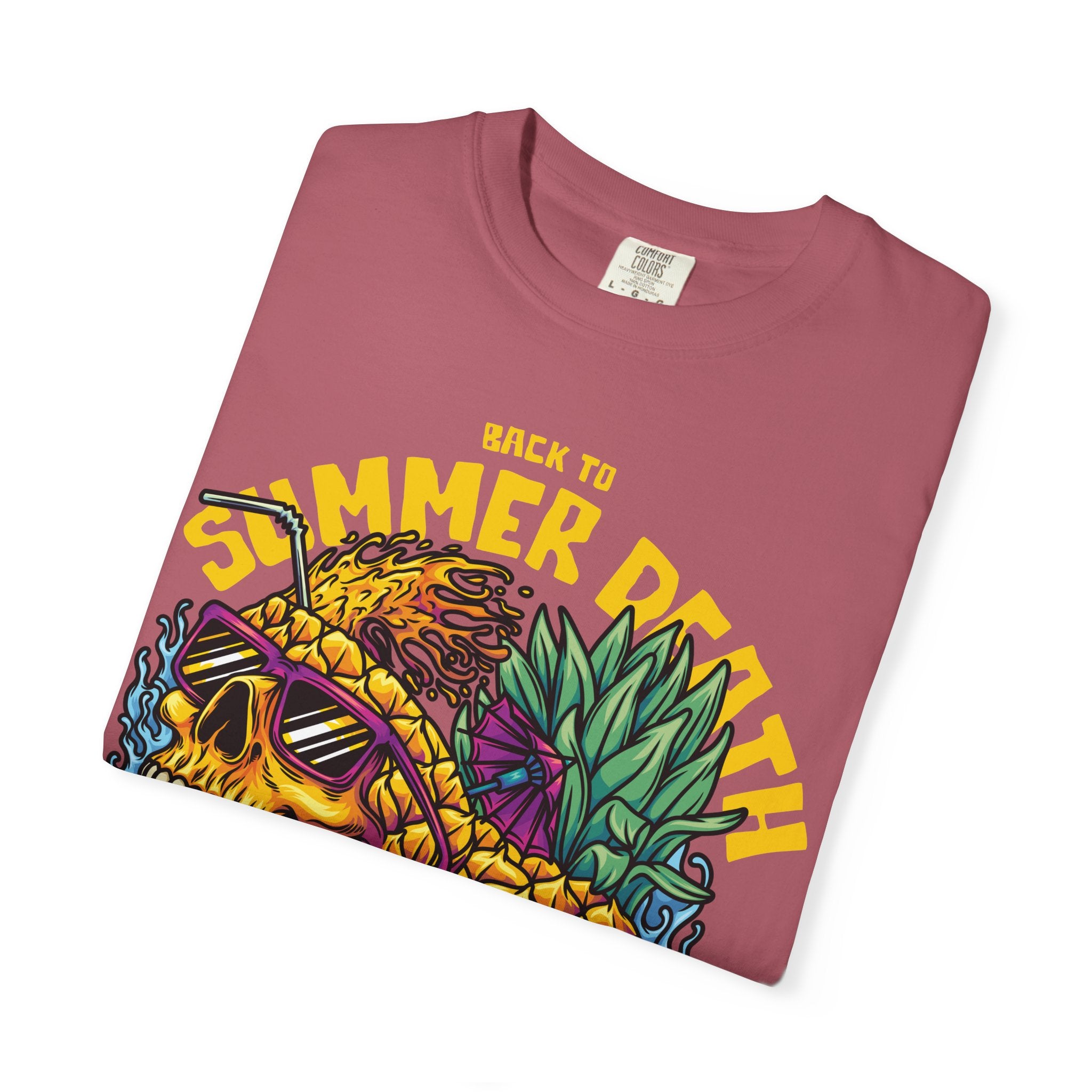 Pineapple Skull Tee - Tropical Skull Tee - Edgy Summer Gift - Sinful Threads