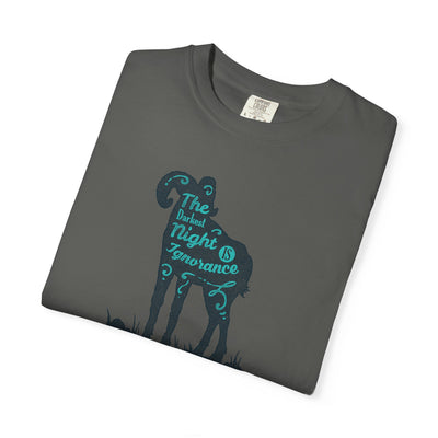 The Darkest Night Ignorance Illustration Unisex T-Shirt - Sinful Threads