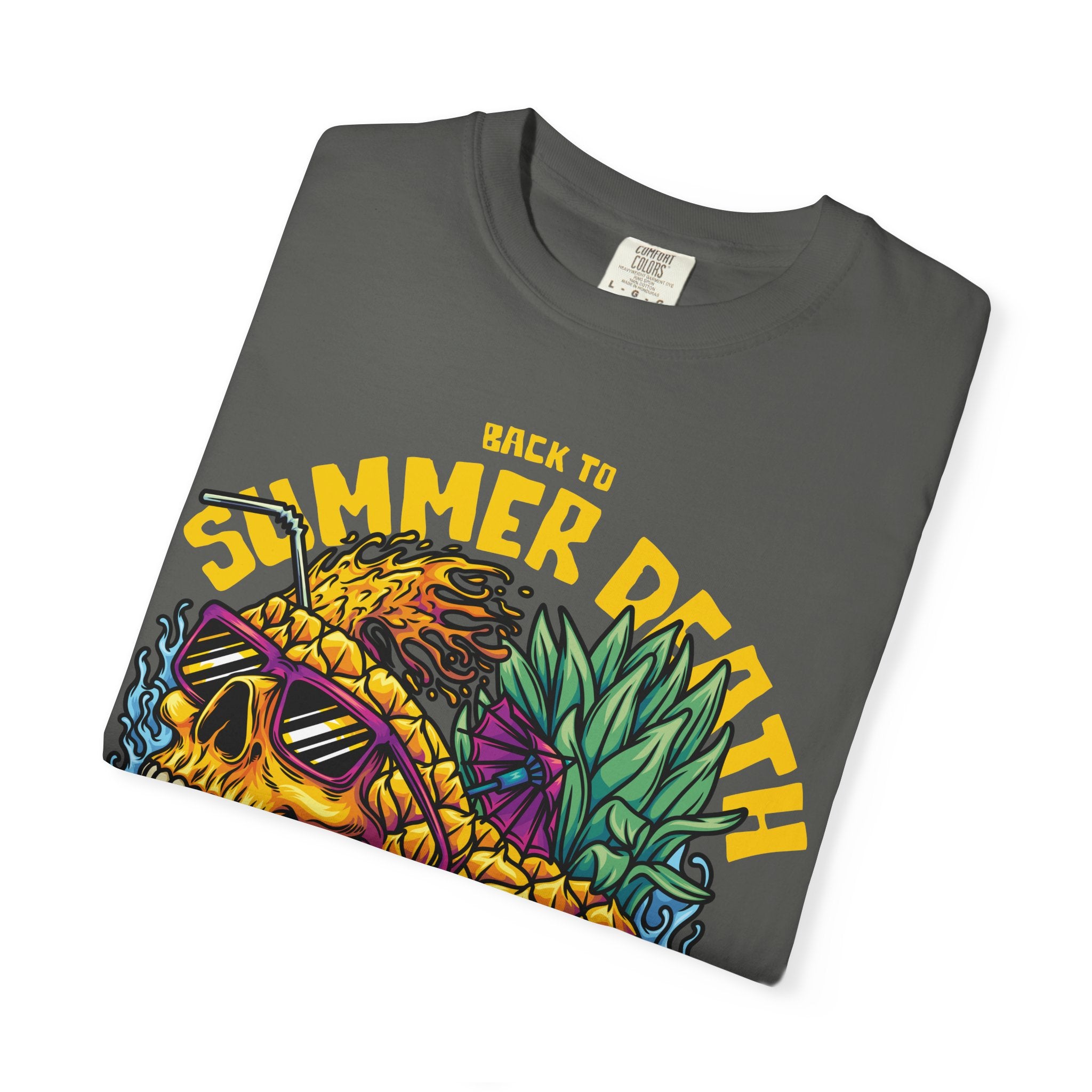 Pineapple Skull Tee - Tropical Skull Tee - Edgy Summer Gift - Sinful Threads