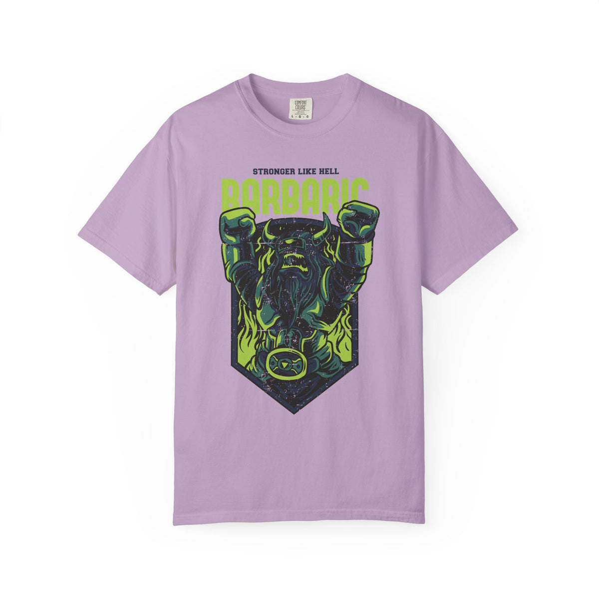 Barbaric Stronger Like Hell Viking Warrior T-Shirt
