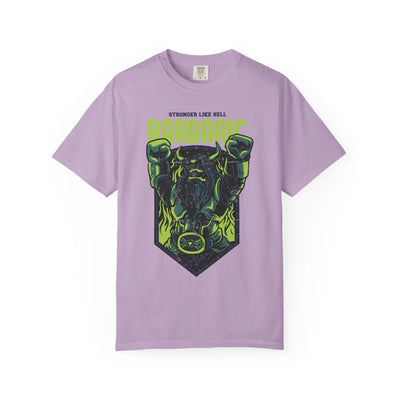 Barbaric Stronger Like Hell Viking Warrior T-Shirt - Sinful Threads