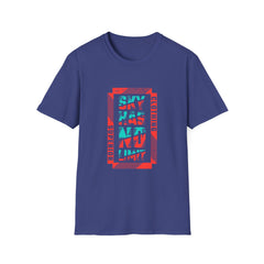 Sky Has No Limit T Shirt - Motivational Graphic Tee