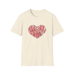 Love You Forever Heart Tee - Romantic Heart Graphic Tshirt - Sinful Threads