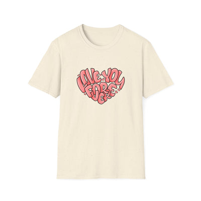 Love You Forever Heart Tee - Romantic Heart Graphic Tshirt - Sinful Threads