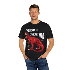 Christmas T Rex Tee - Funny Holiday Dinosaur Gift