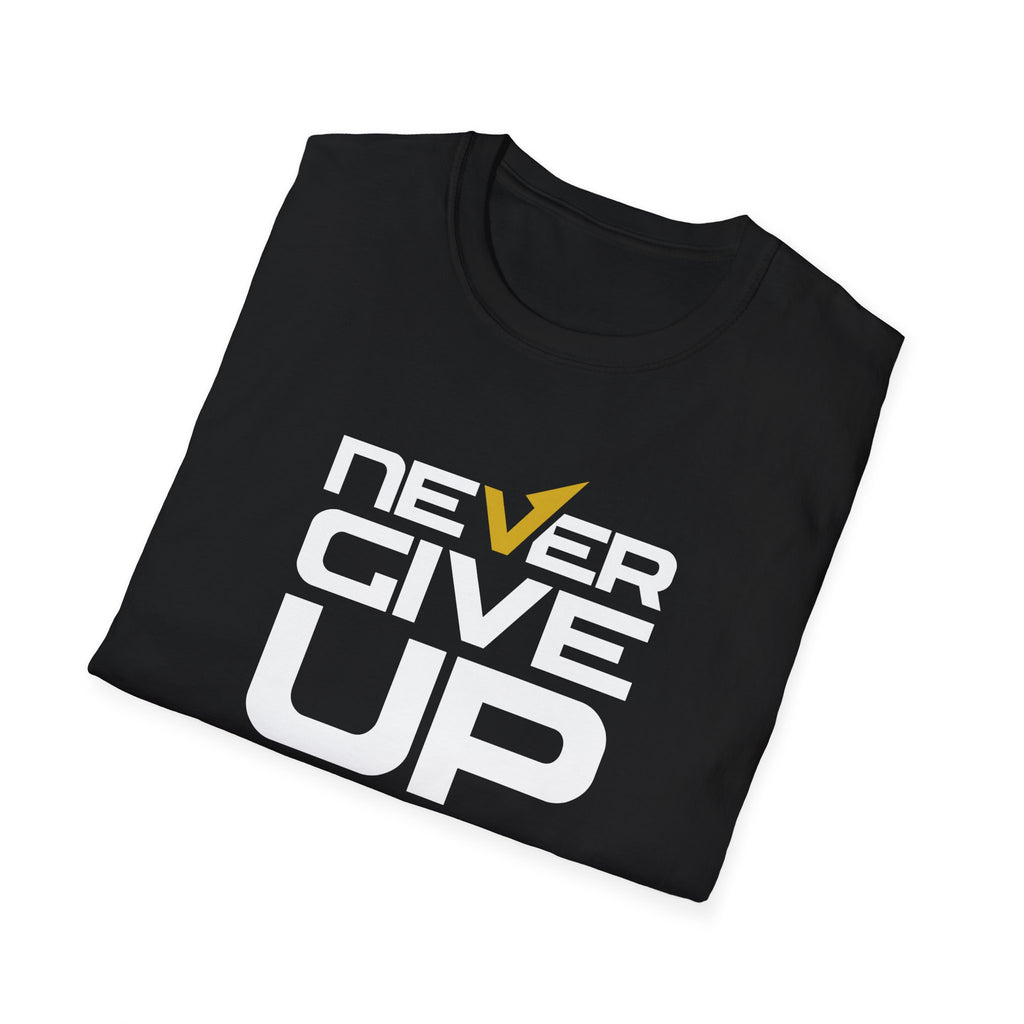 Never Give Up Motivational Graphic Tee - Inspiring Persistence - Sinful Threads