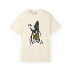 Cartoon French Bulldog with Gear Necklace Cool Dog T-Shirt
