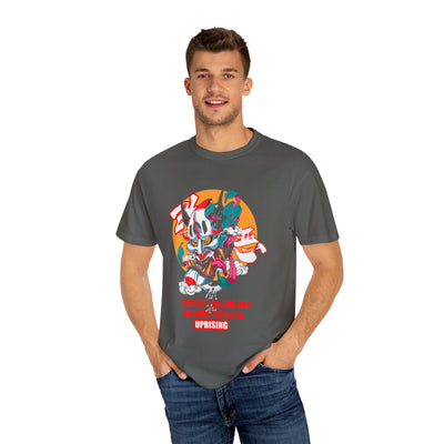 Oni Mask Japanese Demon Tee Uprising Art Streetwear - Sinful Threads