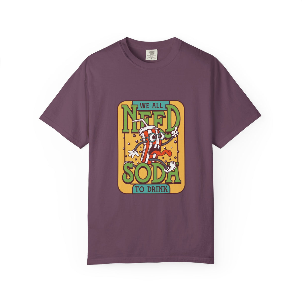 Funny Soda Shirt - Cartoon Soda Tee - Funny Beverage Top
