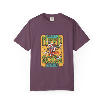 Funny Soda Shirt - Cartoon Soda Tee - Funny Beverage Top - Sinful Threads