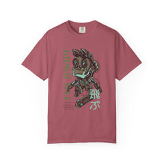 Fly Away Einstein Robot On Skateboard Illustration T-Shirt