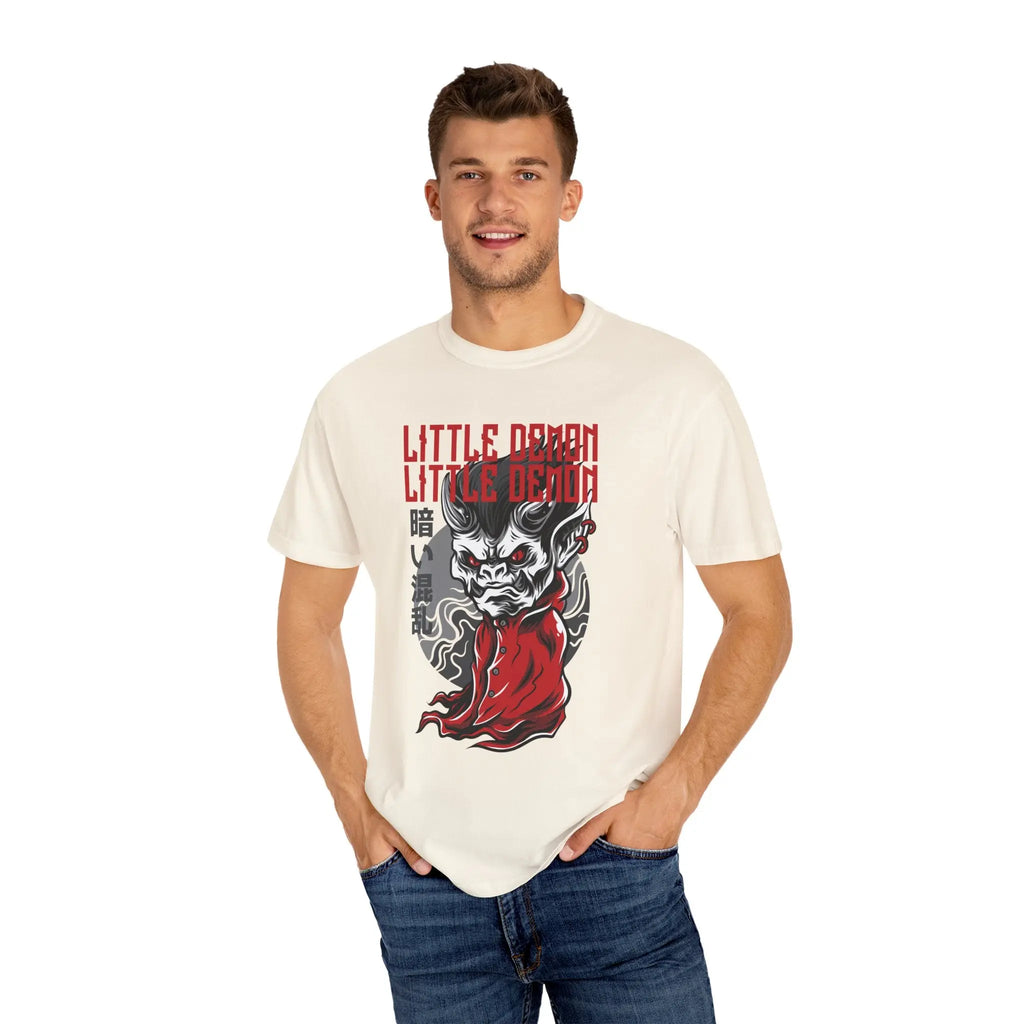 Little Demon Graphic Tee with Bold Art T-Shirt - Sinful Threads