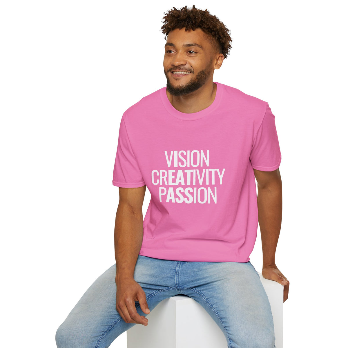 Vision Passion Hidden Message Shirt - Subtle Adult Humor Tee