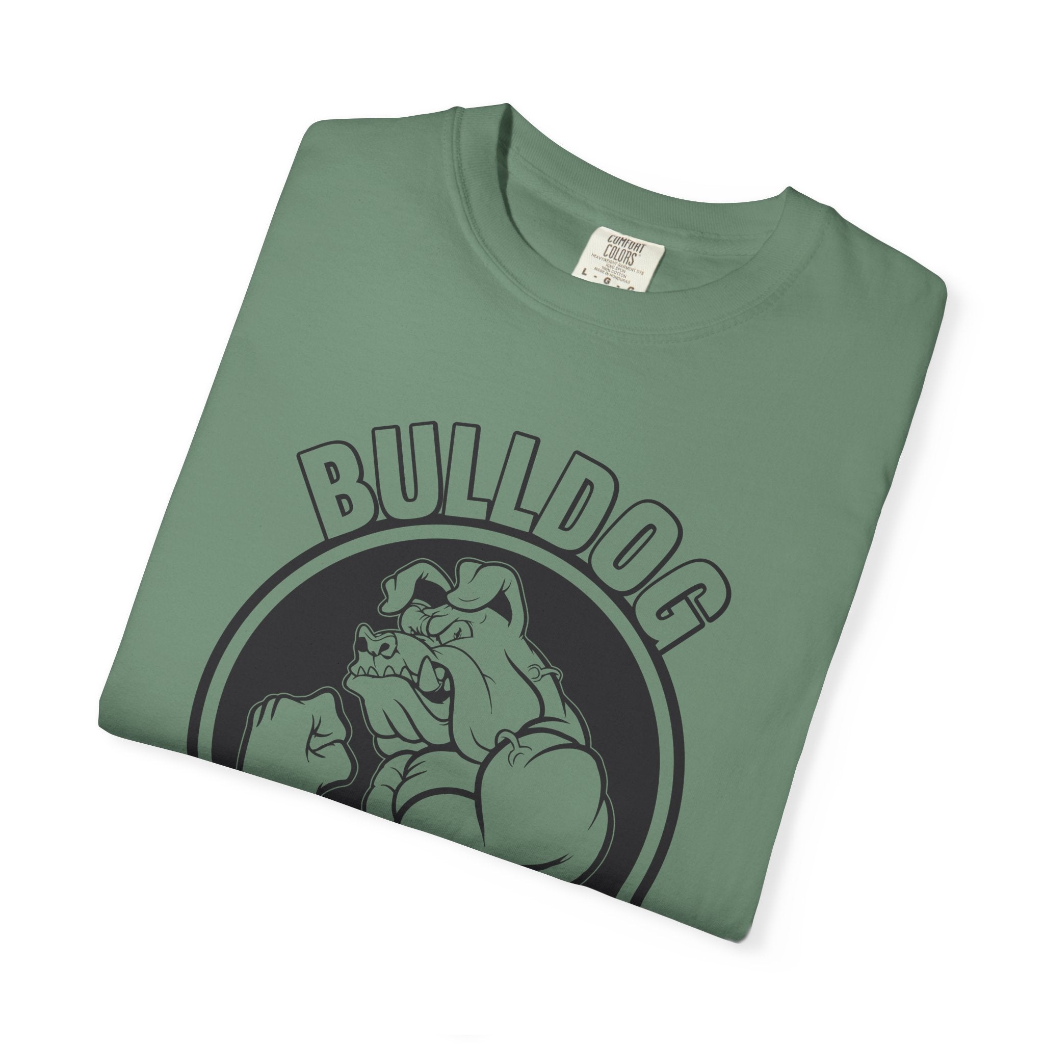 Bulldog Fitness Muscle Graphic Tee - Strength Mindset - Sinful Threads