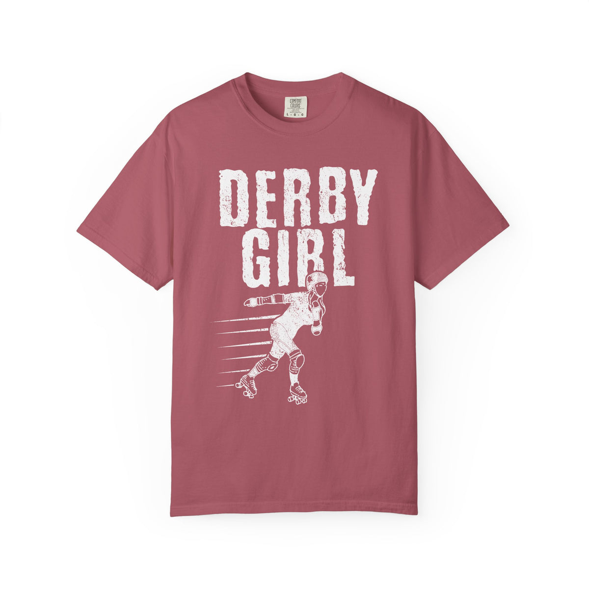 Derby Girl Skater Illustration Sports Design T-Shirt