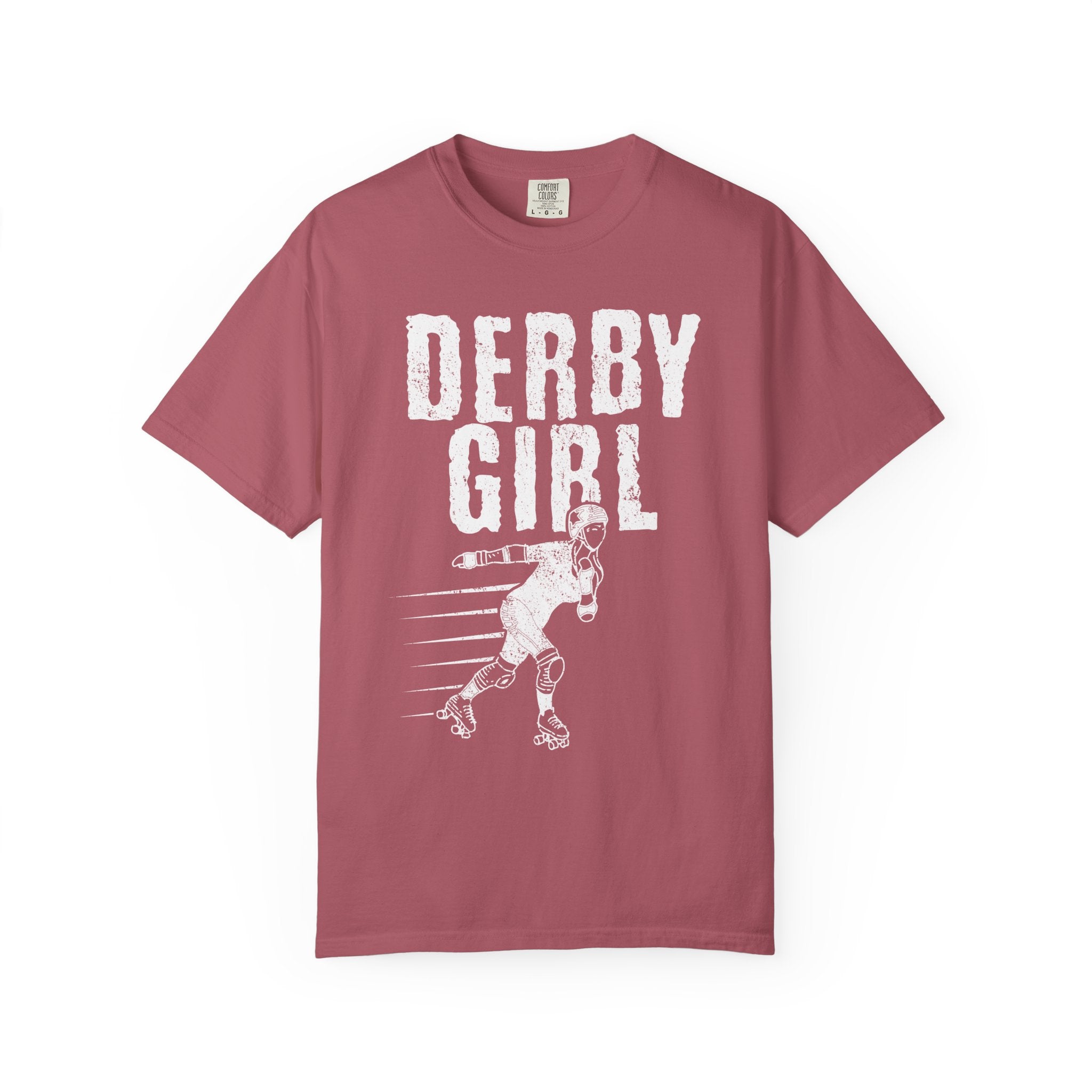 Derby Girl Skater Illustration Sports Design T-Shirt - Sinful Threads