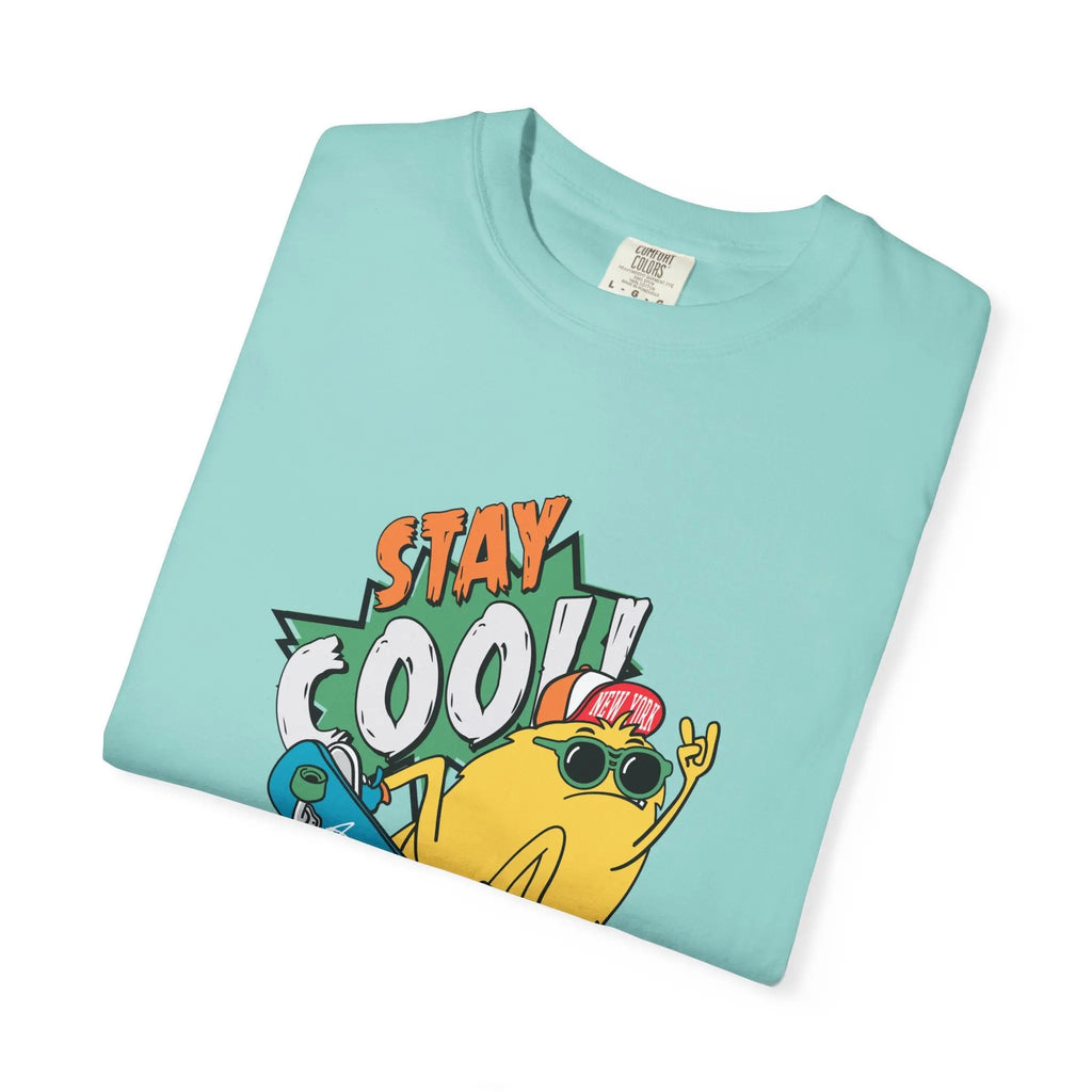 Stay Cool Awesome New York Skateboard Graphic T-Shirt - Sinful Threads