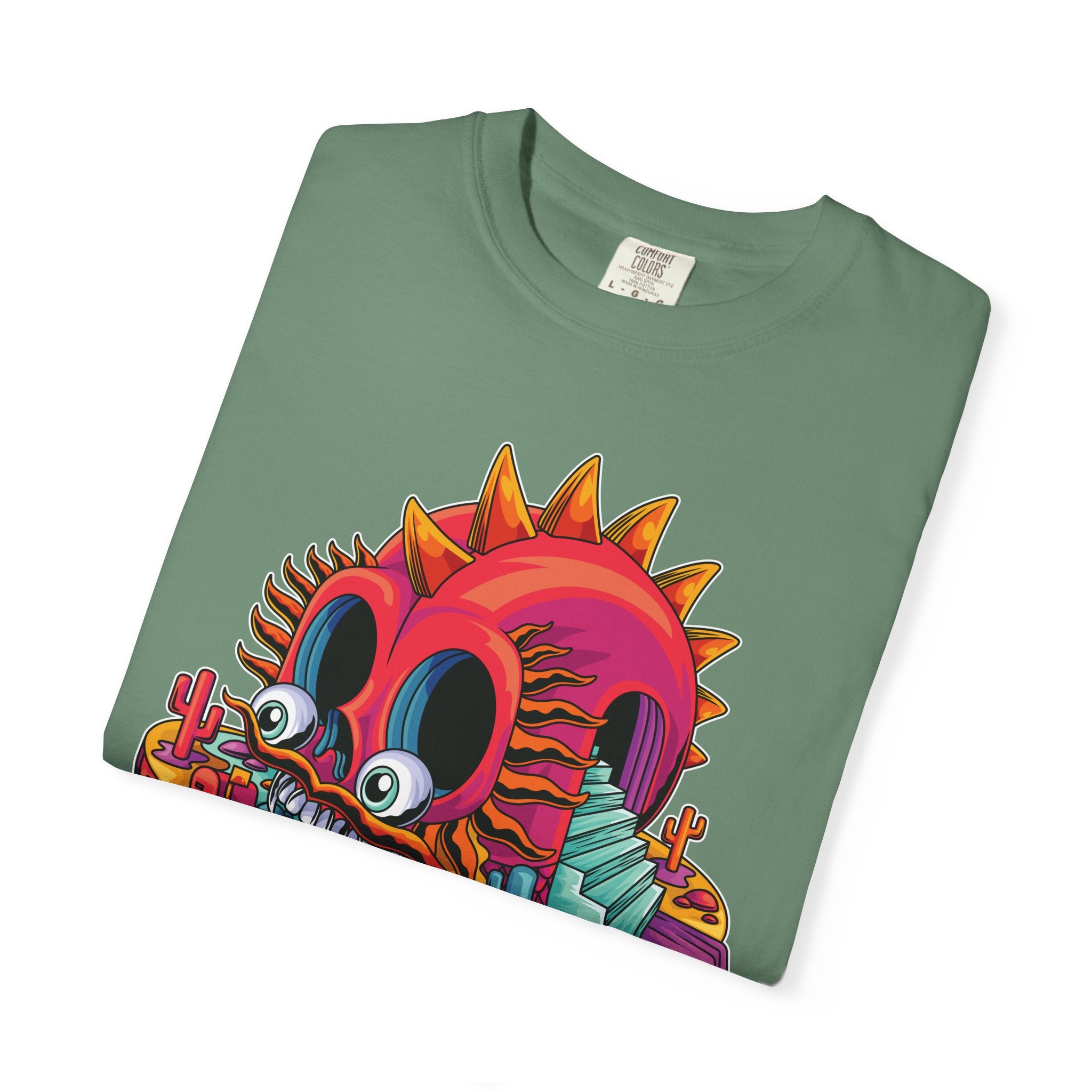 Fantasy Dragon Tee - Psychedelic Monument Valley Art Shirt - Sinful Threads