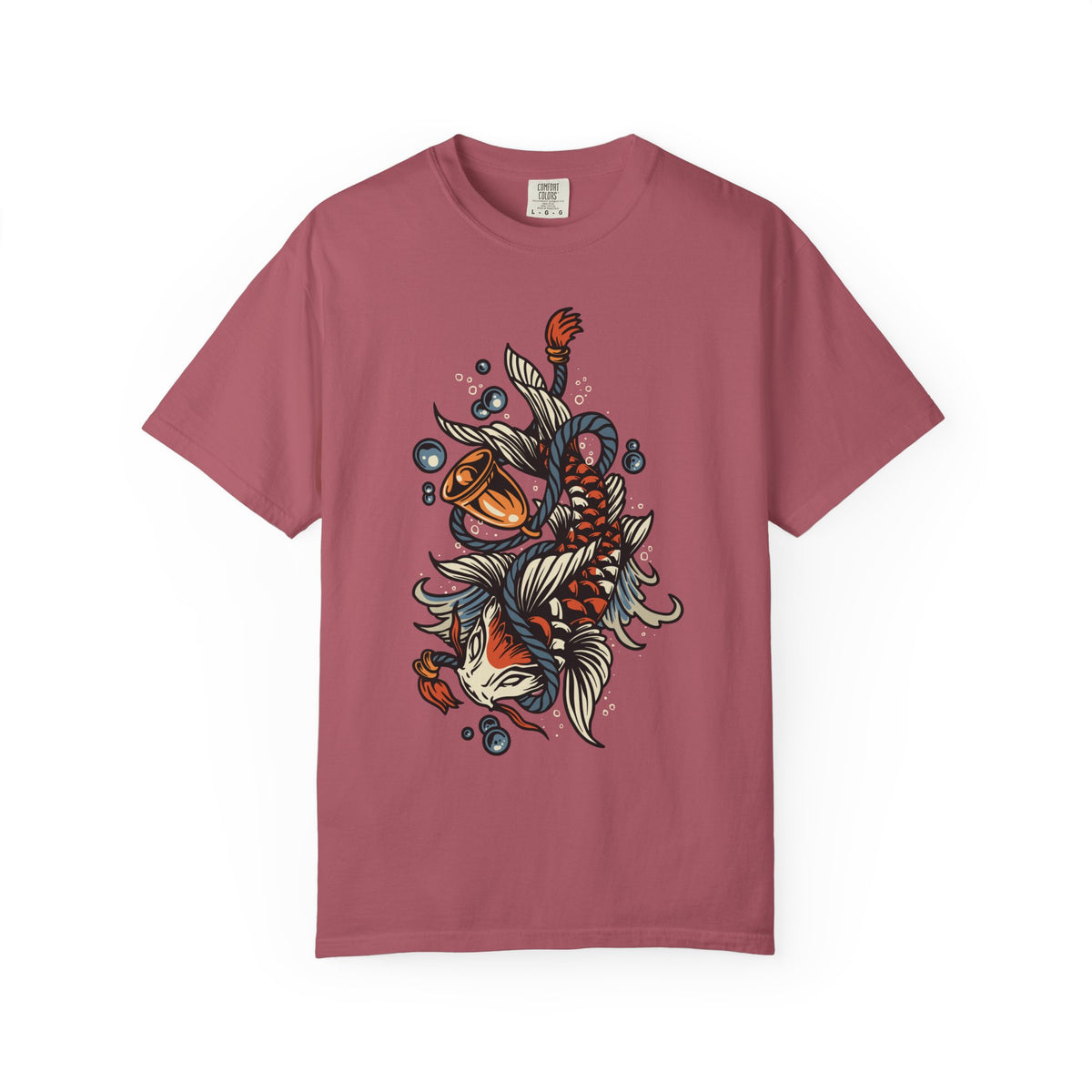 Koi Tattoo Shirt - Japanese Fish Tee, Traditional Art Gift