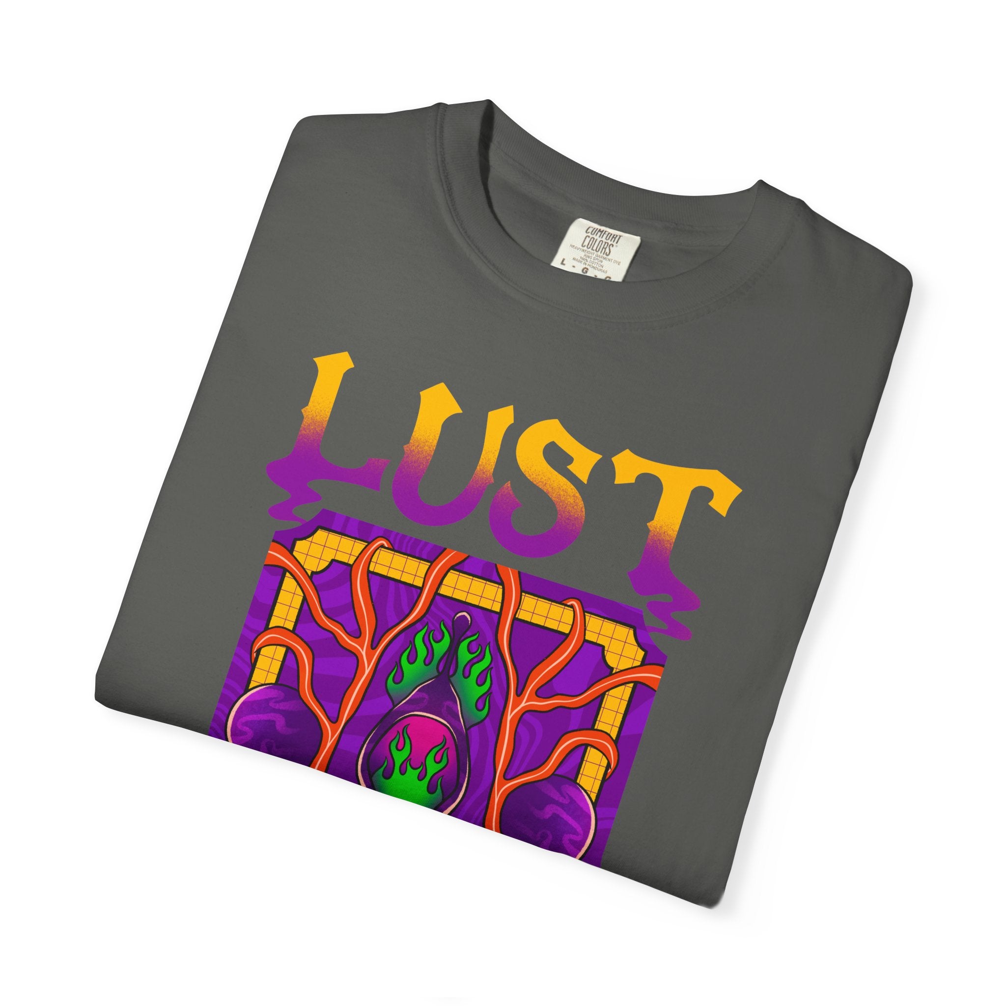 Psychedelic Art Shirt - Trippy Flame Tee - Vibrant Festival Gift - Sinful Threads