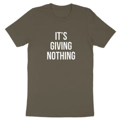 It's Giving Nothing Fun Bold Statement T-shirt product