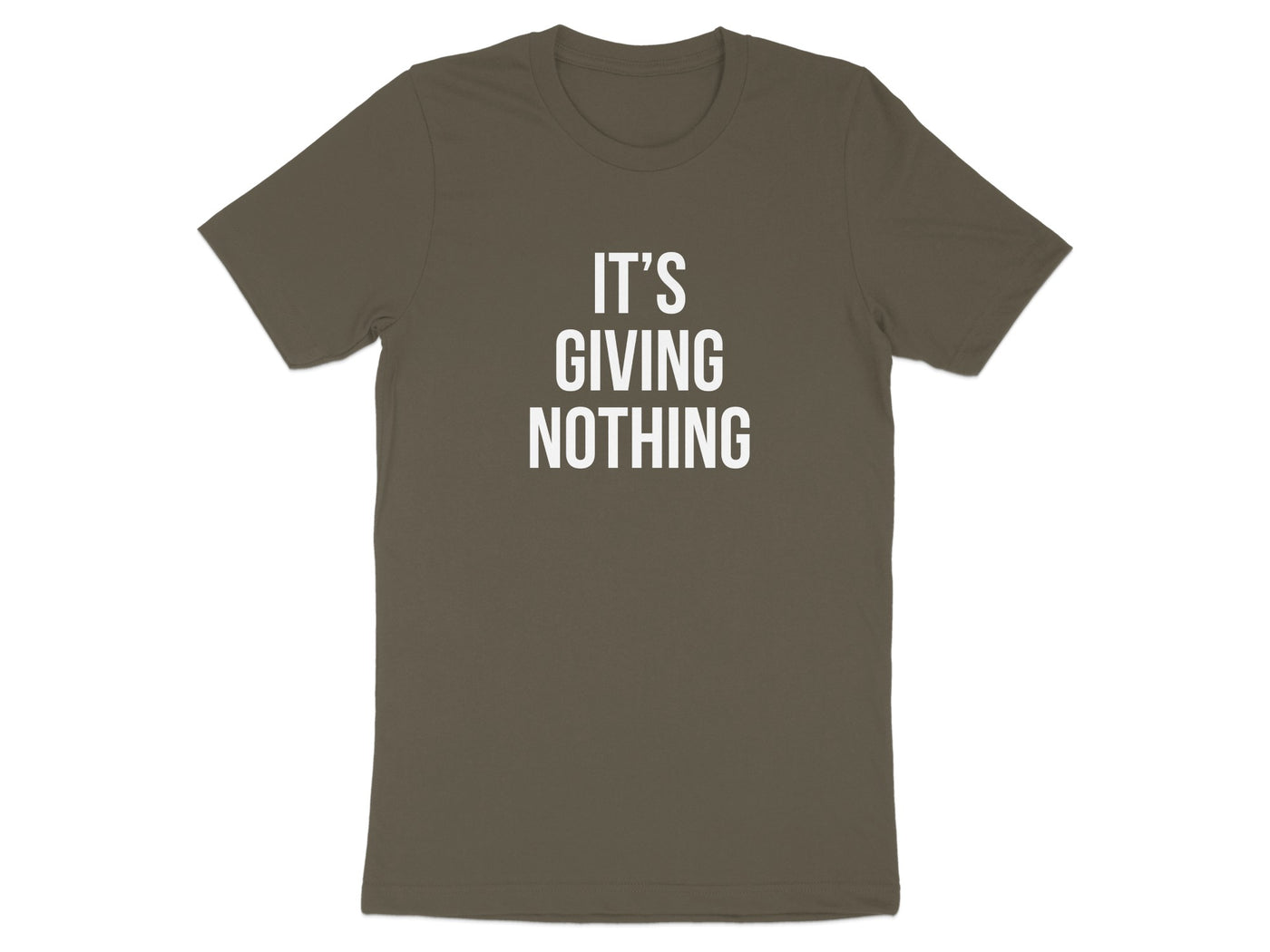 It's Giving Nothing Fun Bold Statement T-shirt product