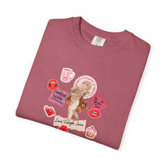 Romantic Graphic Cupid Love Quotes Valentine T-Shirt - Sinful Threads