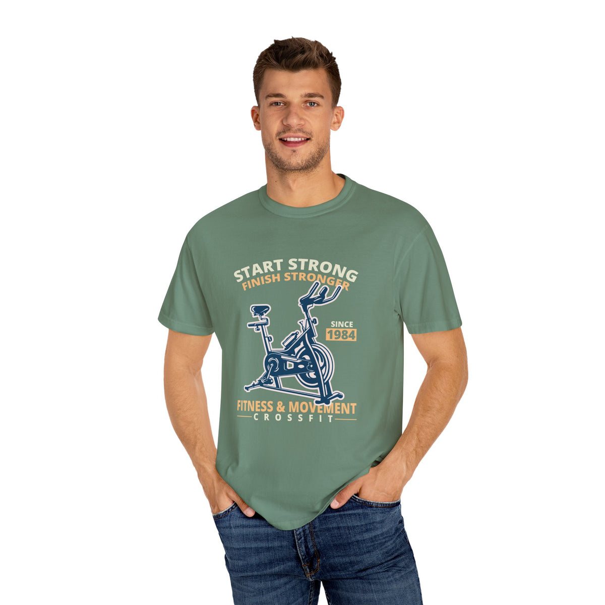 Start Strong Finish Stronger Fitness Movement Since 1984 T-Shirt