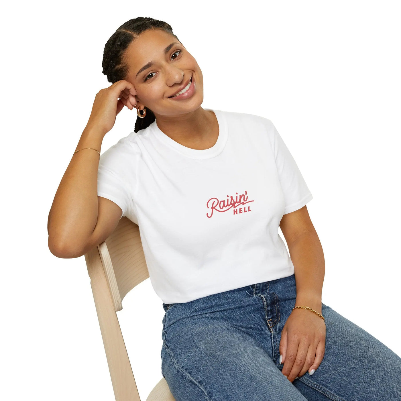 Raising Hell Graphic T-Shirt - Bold Rebellious Design Tee Printify