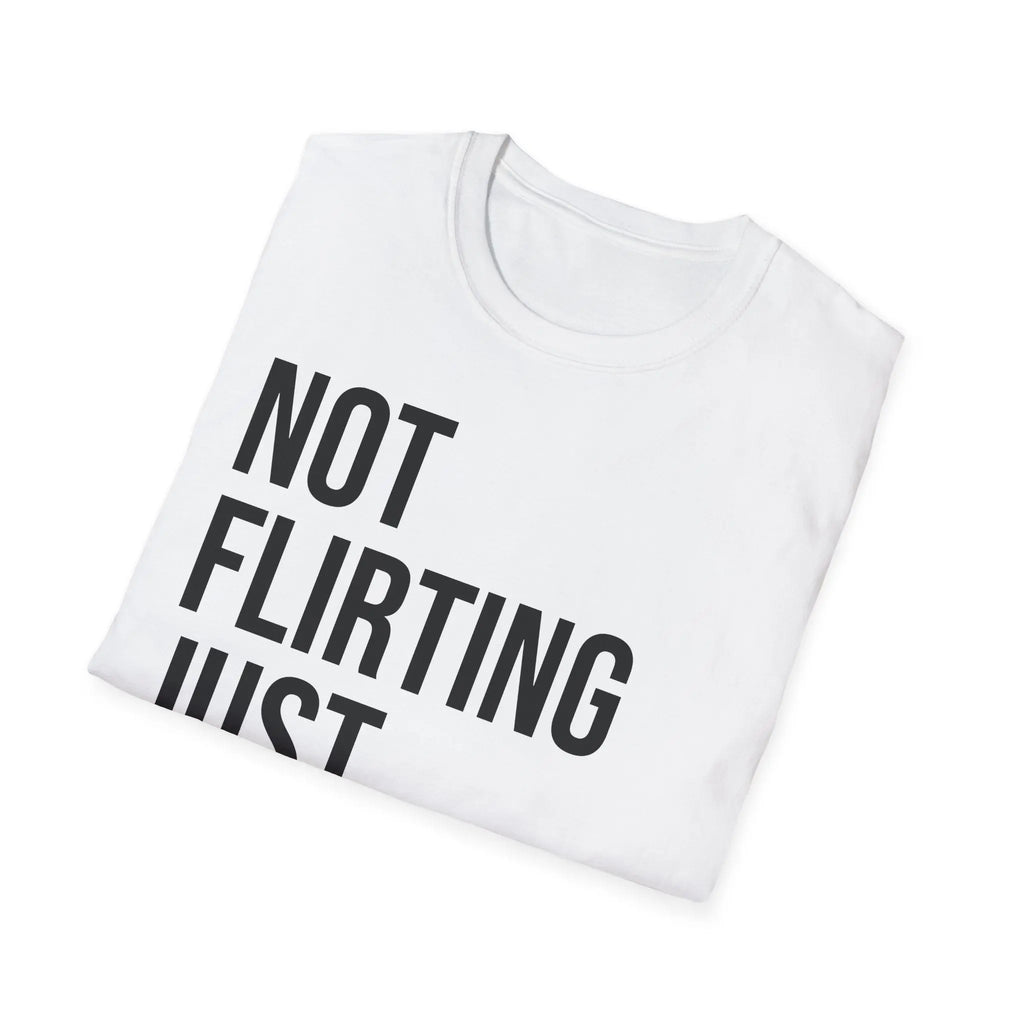 Not Flirting Just Autistic Shirt - Autism Awareness Apparel Printify
