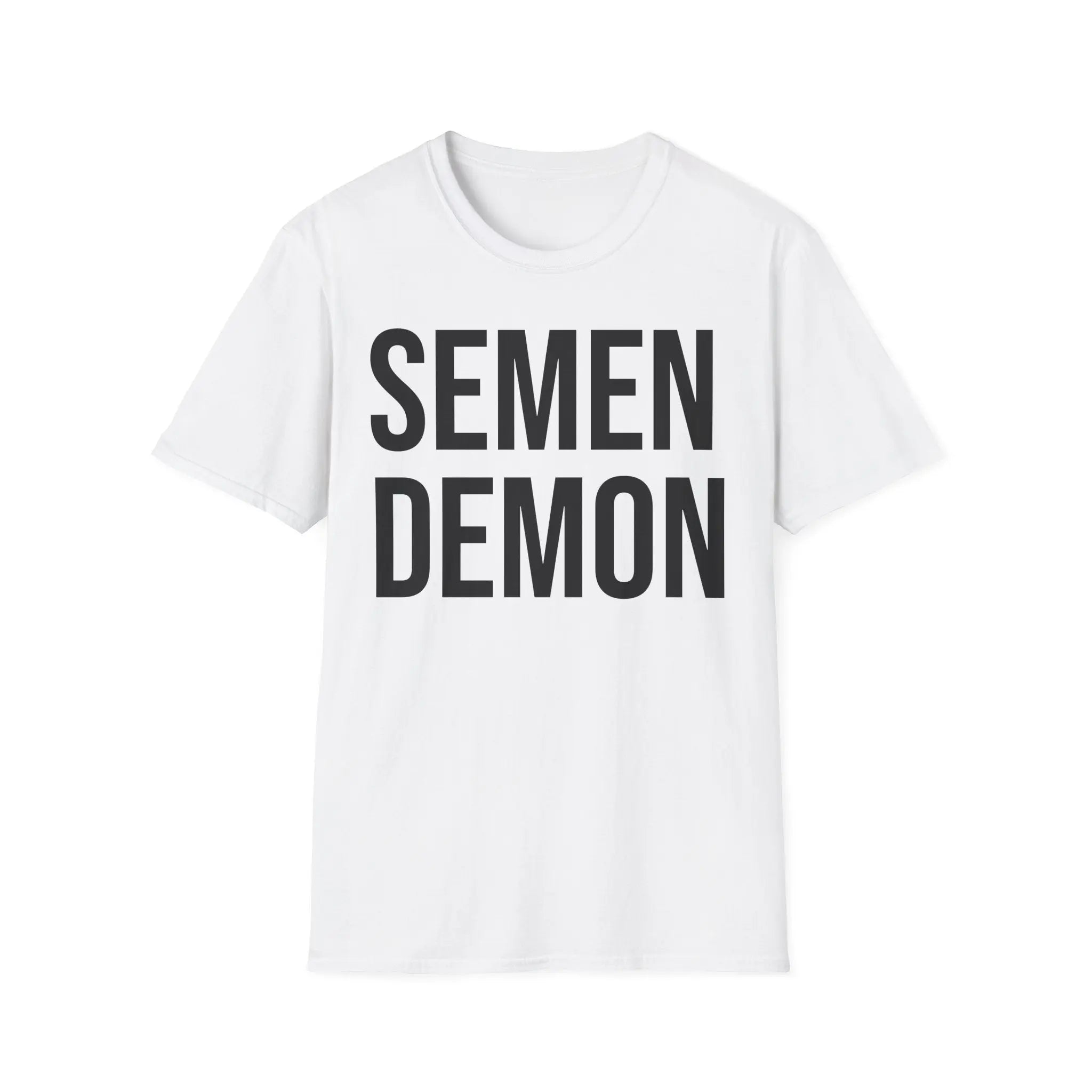 Semen Demon Tee - Adult Humor Graphic Tee Printify