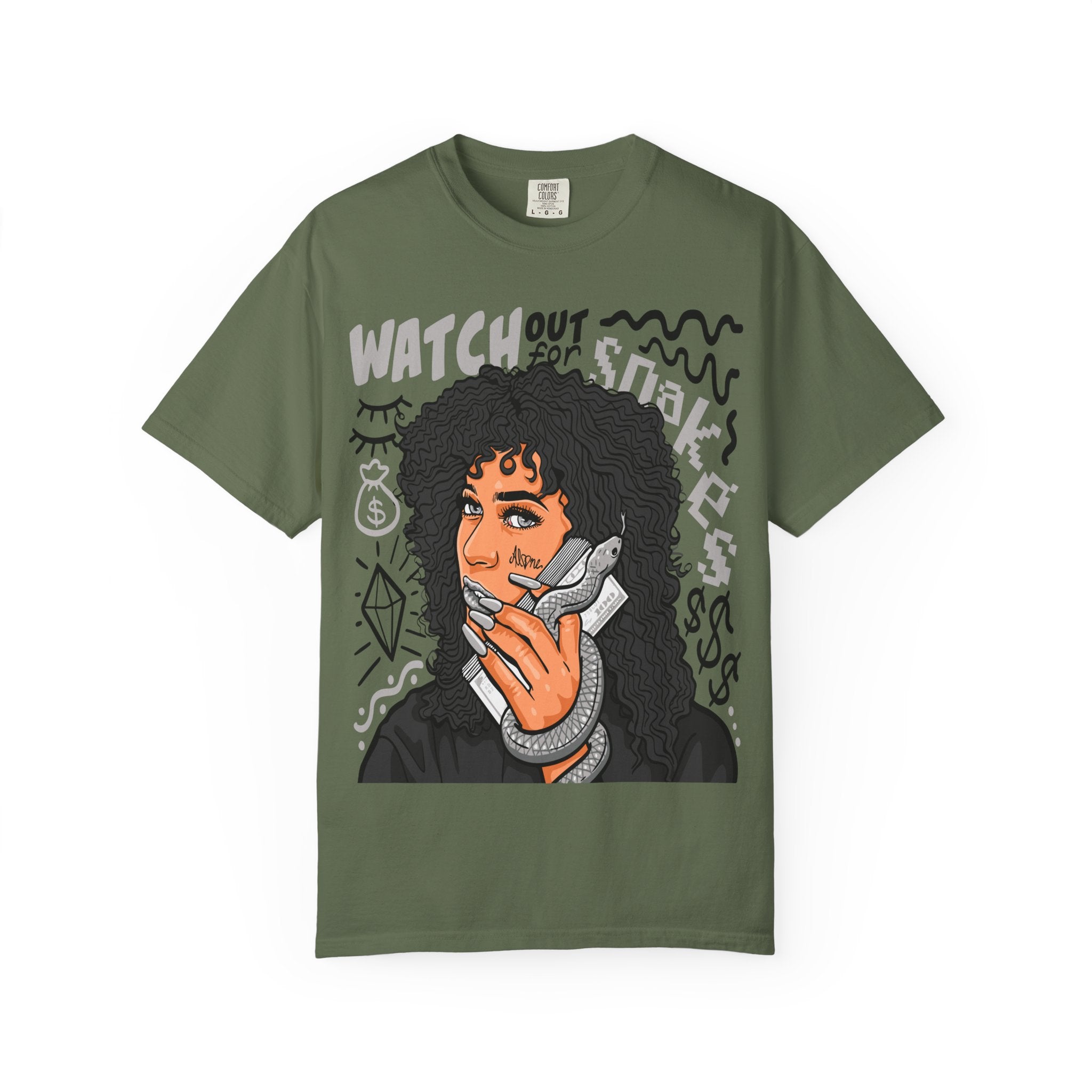 Watch Out Snakes Boss Woman Money Shirt - Sinful Threads