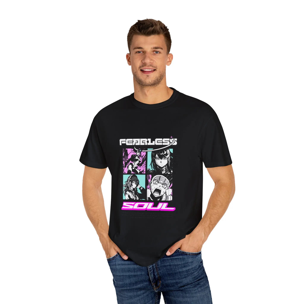 Fearless Soul Tee - Anime Manga Bold Aesthetic Graphic - Sinful Threads