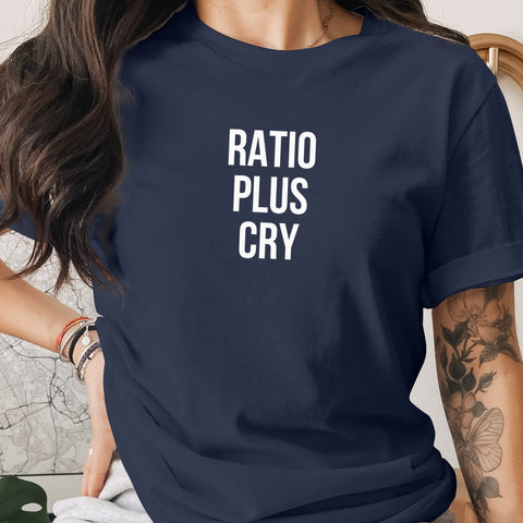 Ratio Plus Cry Graphic T-Shirt trendy product