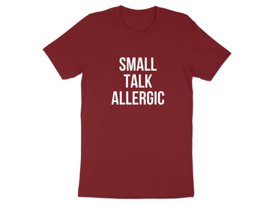Small Talk Allergic Graphic Tee shirt product type