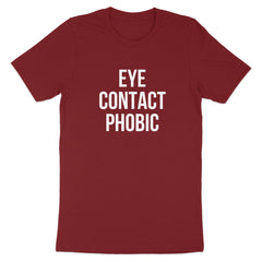 Eye Contact Phobic Graphic Printed T-shirt product type