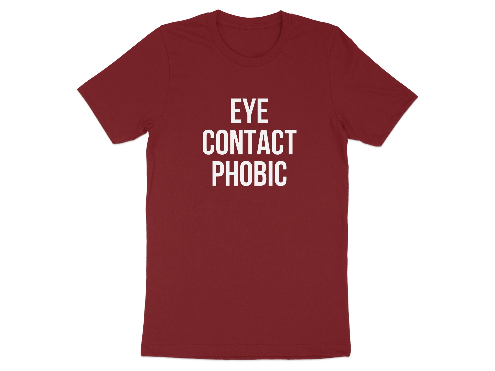 Eye Contact Phobic Graphic Printed T-shirt product type