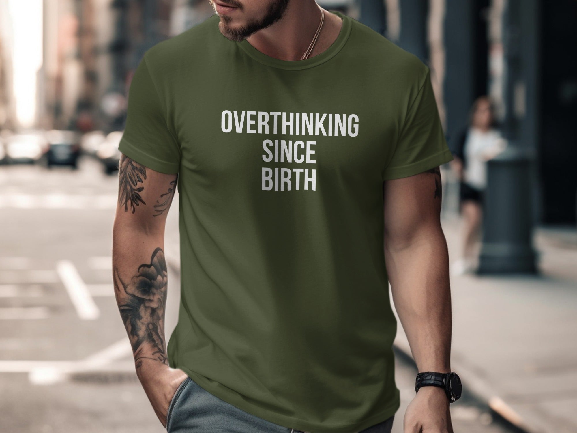 Overthinking Since Birth Graphic T-Shirt product