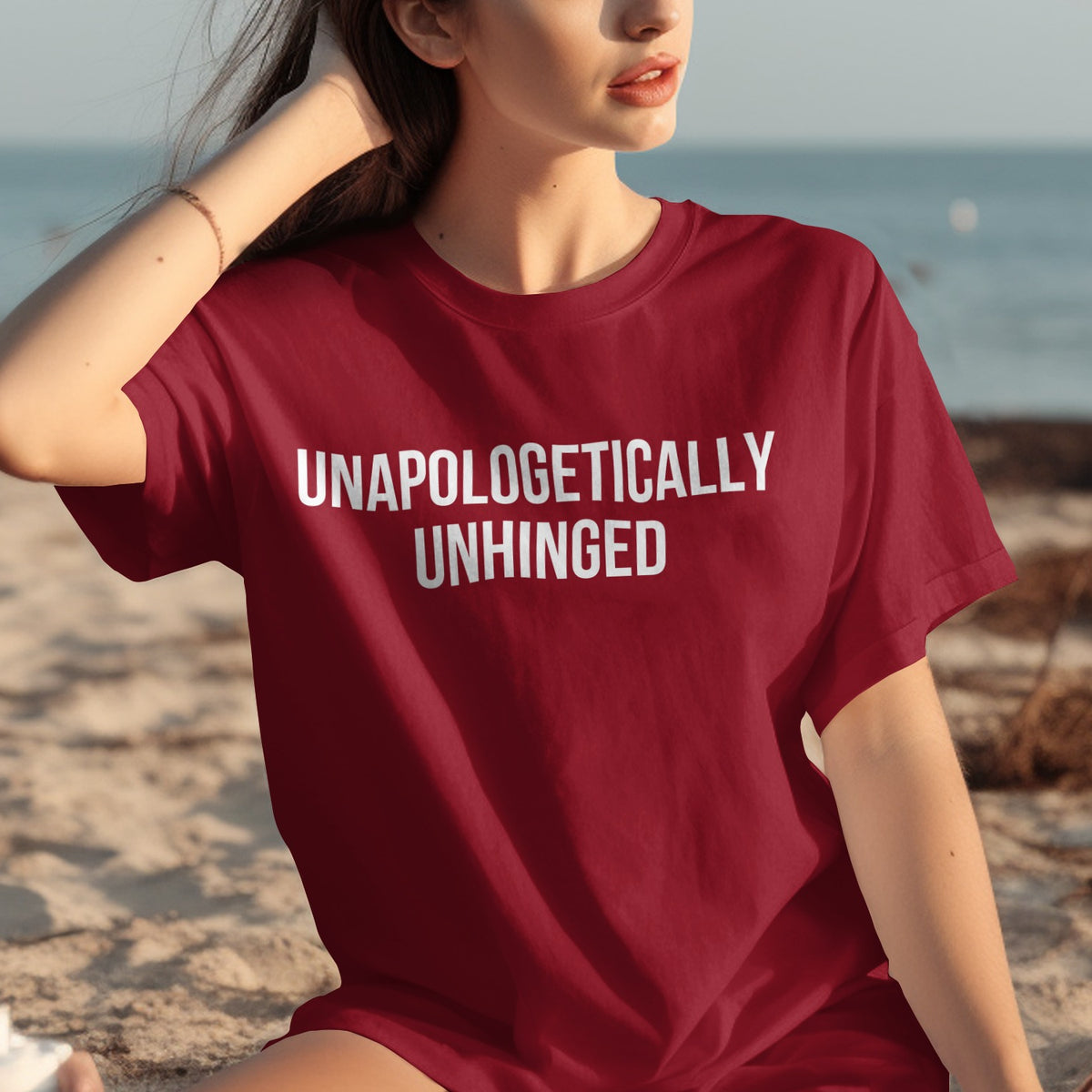 Unapologetically Unhinged Statement T-Shirt product type