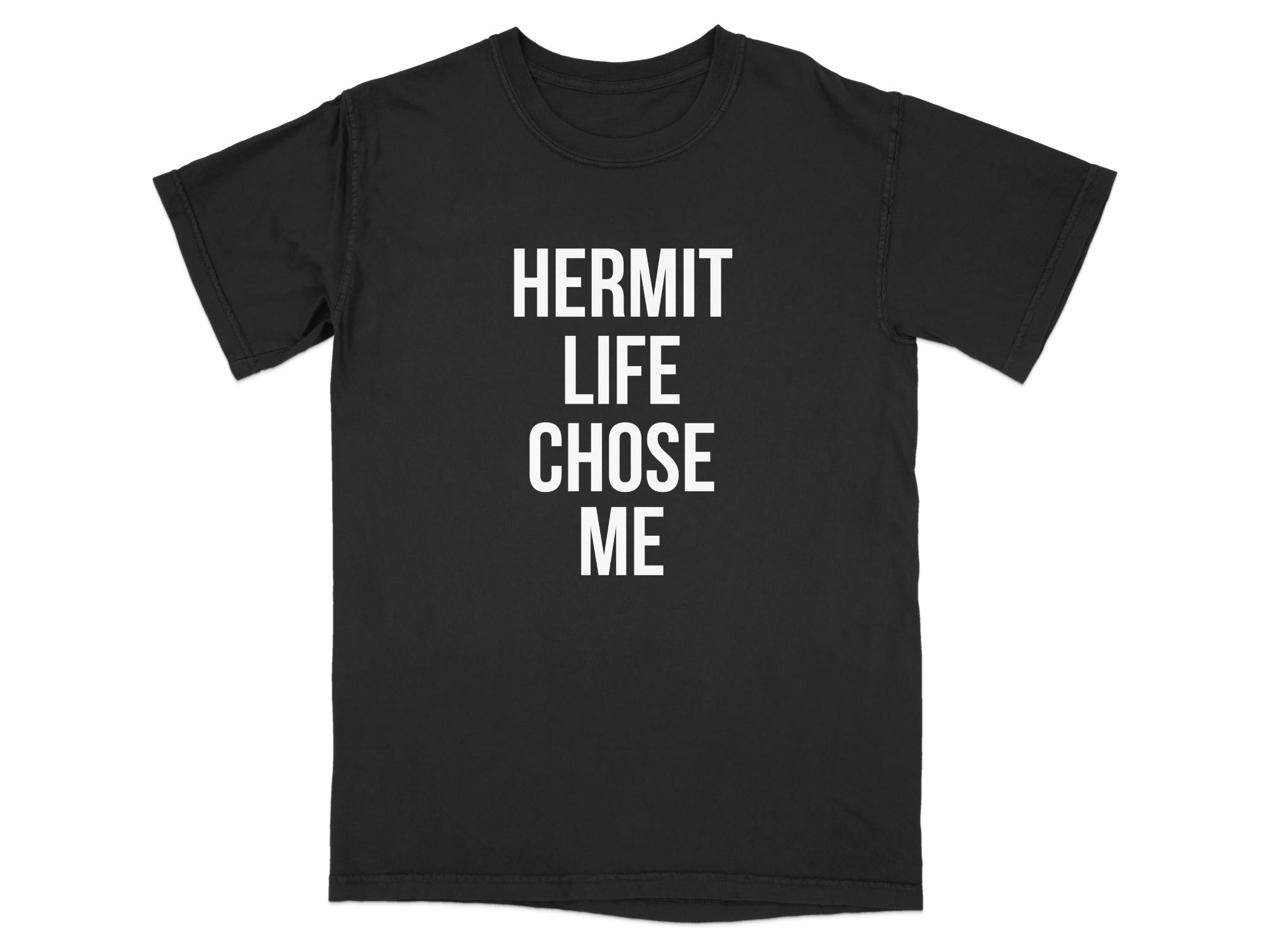 Hermit Life Chose Me Statement Shirt product type