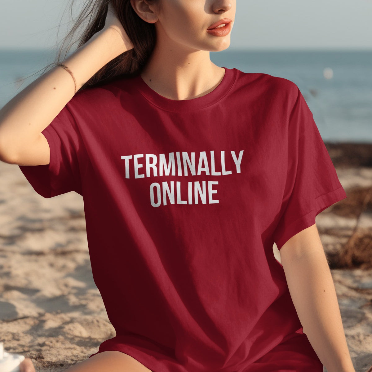 Terminally Online Funny Statement Shirt product