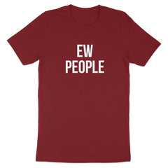 EW PEOPLE Slogan Graphic Tee Shirt product type