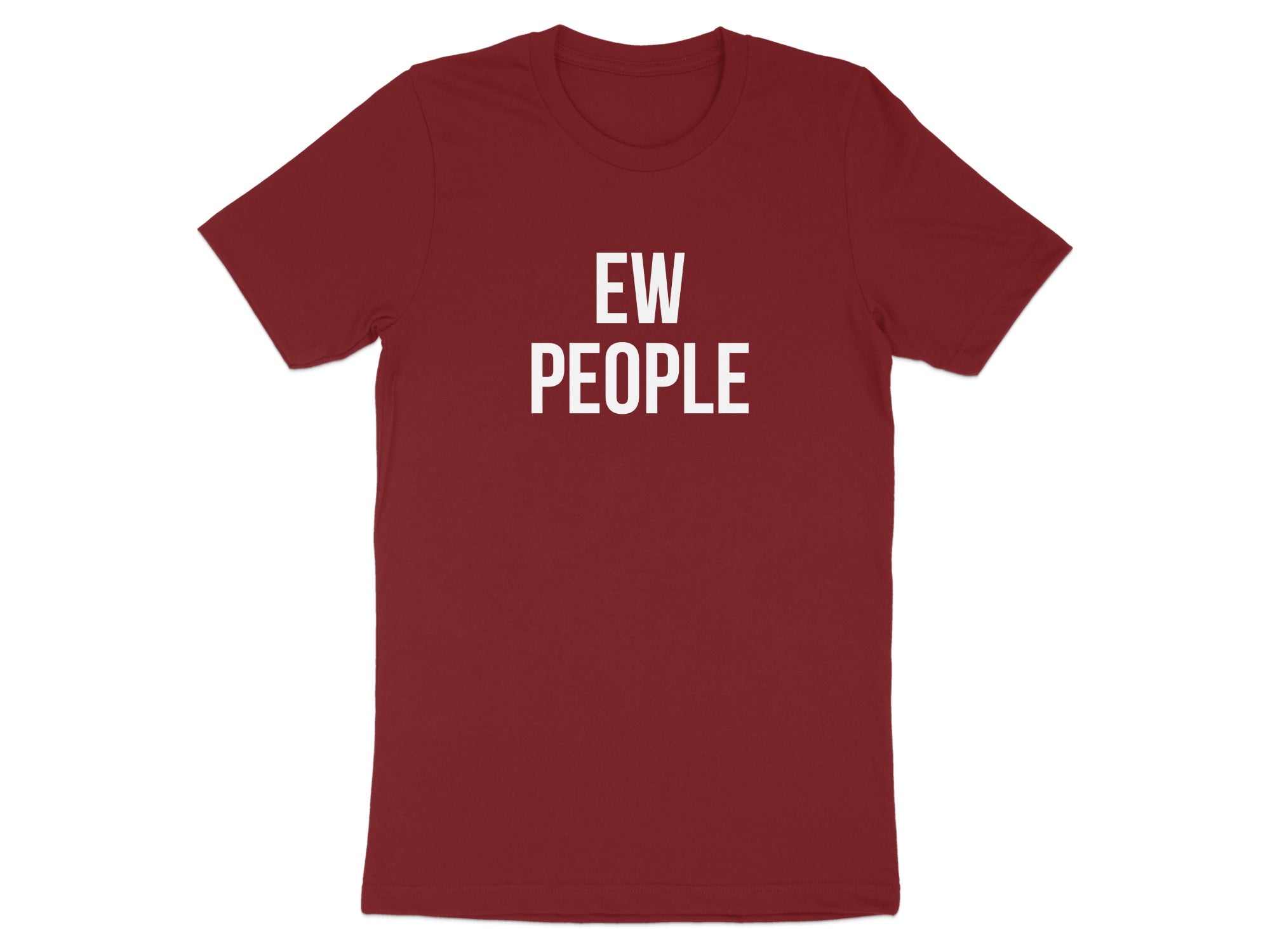 EW PEOPLE Slogan Graphic Tee Shirt product type