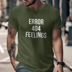 Error 404 Feelings Graphic Print T-Shirt product type