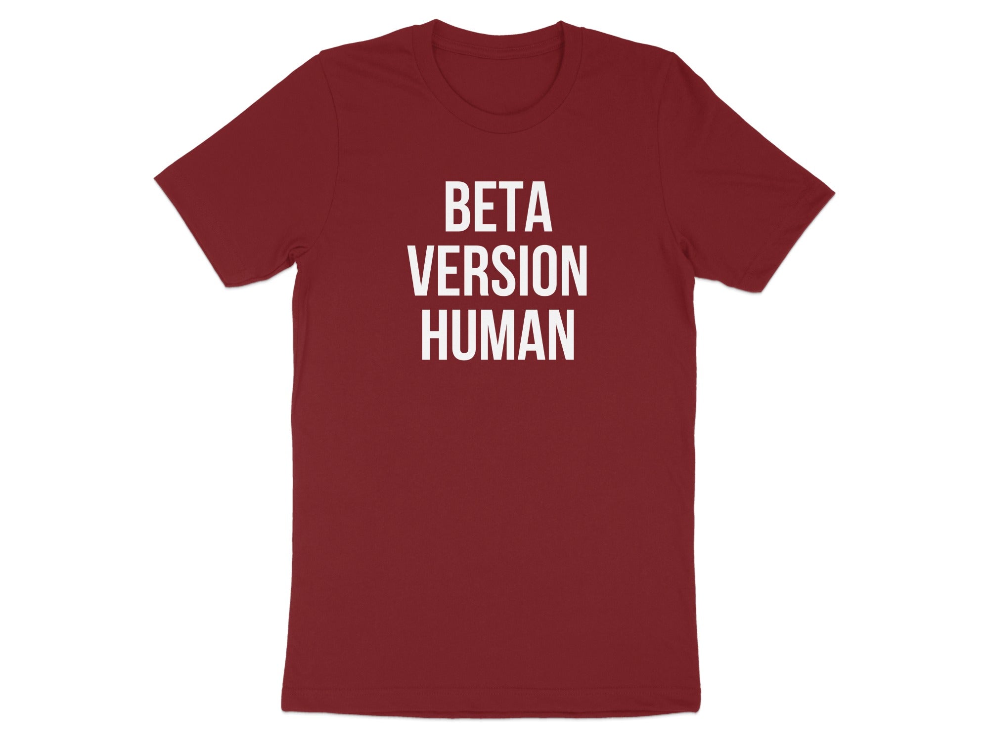Beta Version Human Graphic Tee Shirt product type