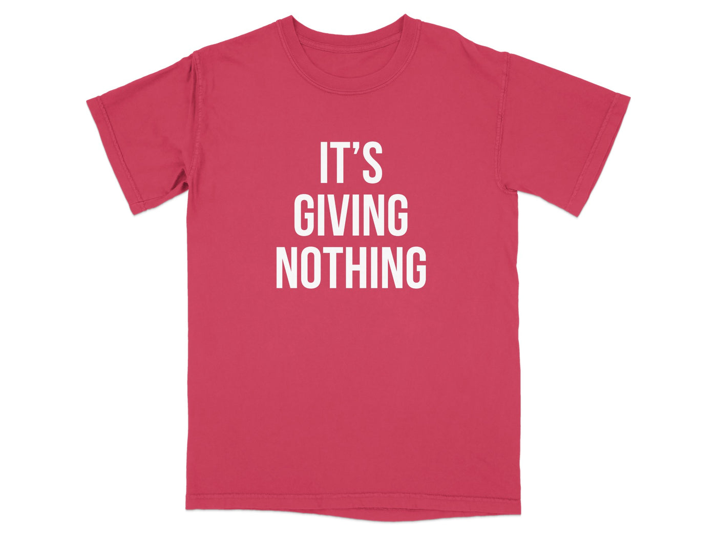 It's Giving Nothing Statement T-Shirt product