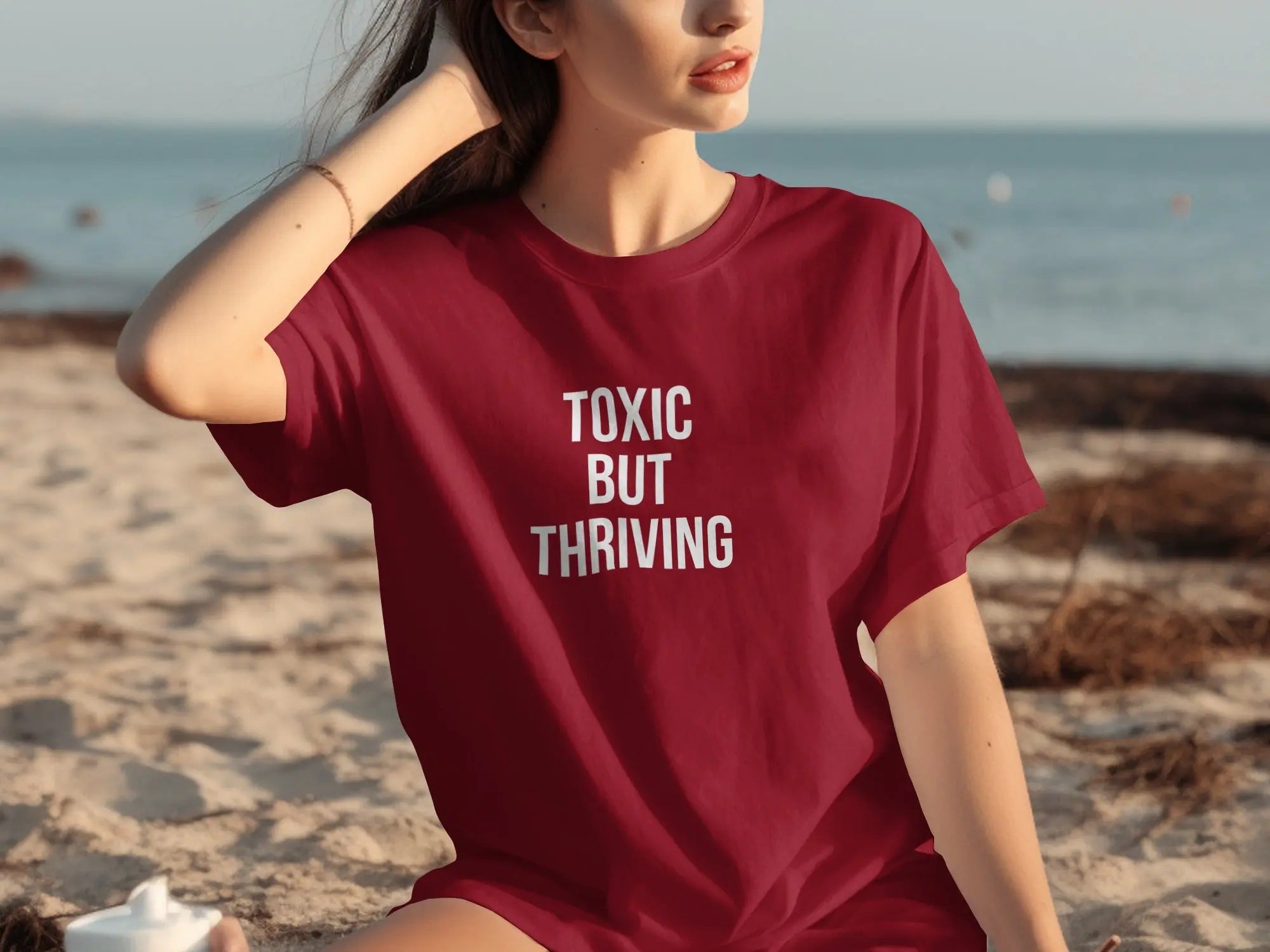 Toxic But Thriving Bold Statement T-shirt product