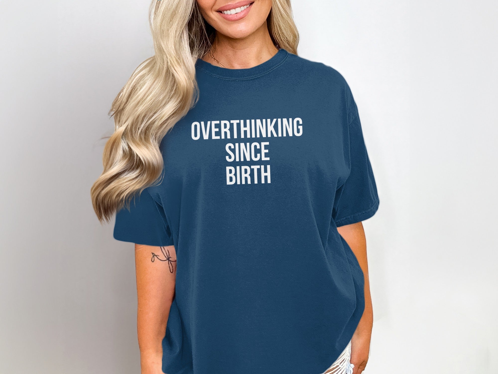 Overthinking Since Birth Graphic Tee product type
