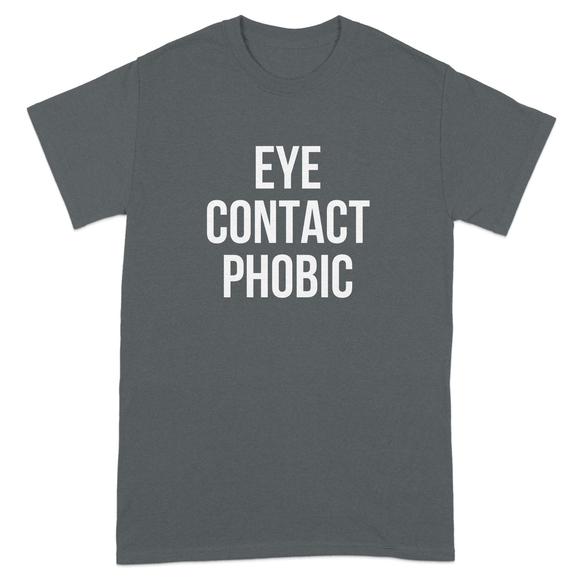 Eye Contact Phobic Graphic Statement Shirt product