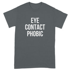 Eye Contact Phobic Graphic Statement Shirt product